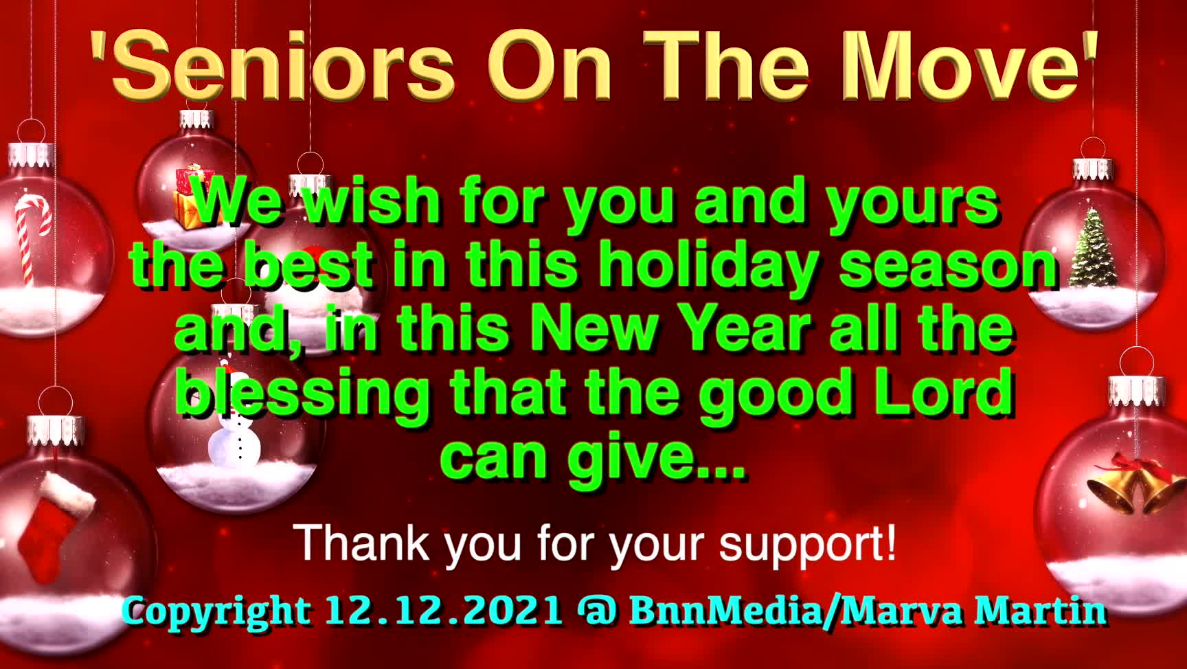Thumbnail image for Seniors on the Move: Christmas Game show