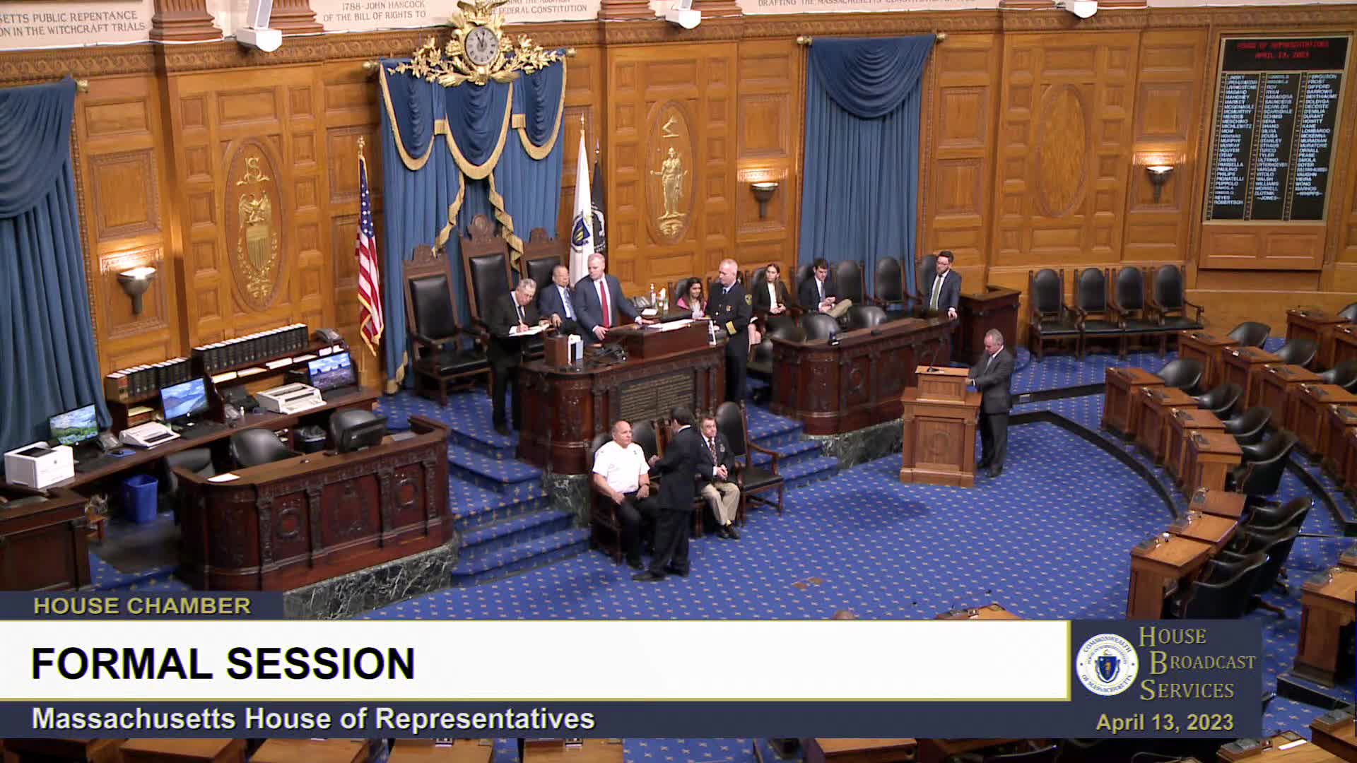 Thumbnail image for Massachusetts House of Representatives - Formal Session 4-13-23