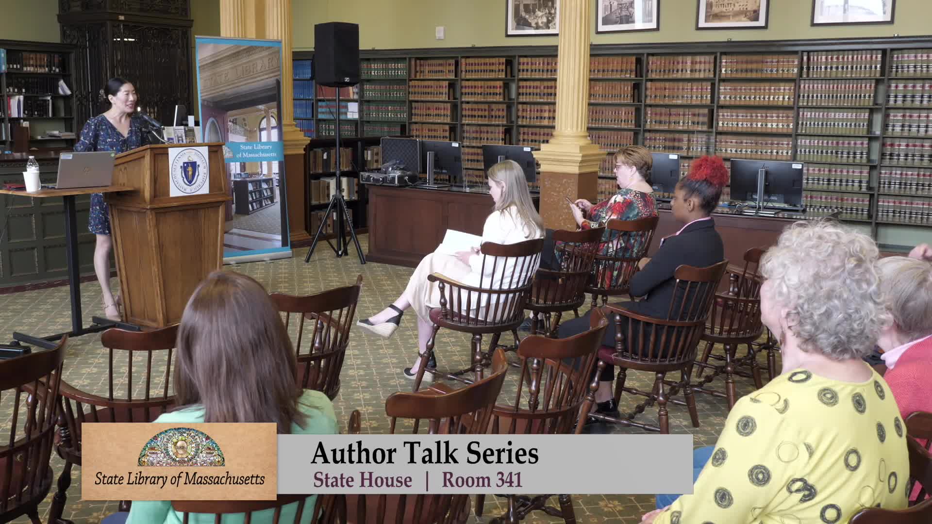 Thumbnail image for Massachusetts House of Representatives - Library Author Talk with Ilyan Woo