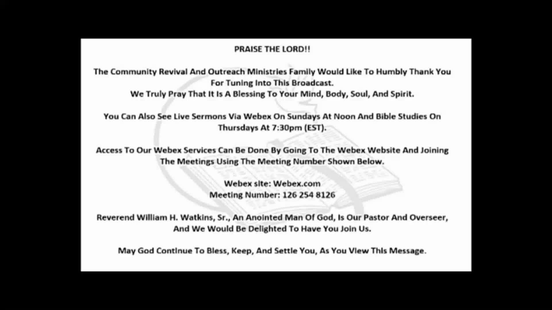 Thumbnail image for Community Revival & Outreach Ministries