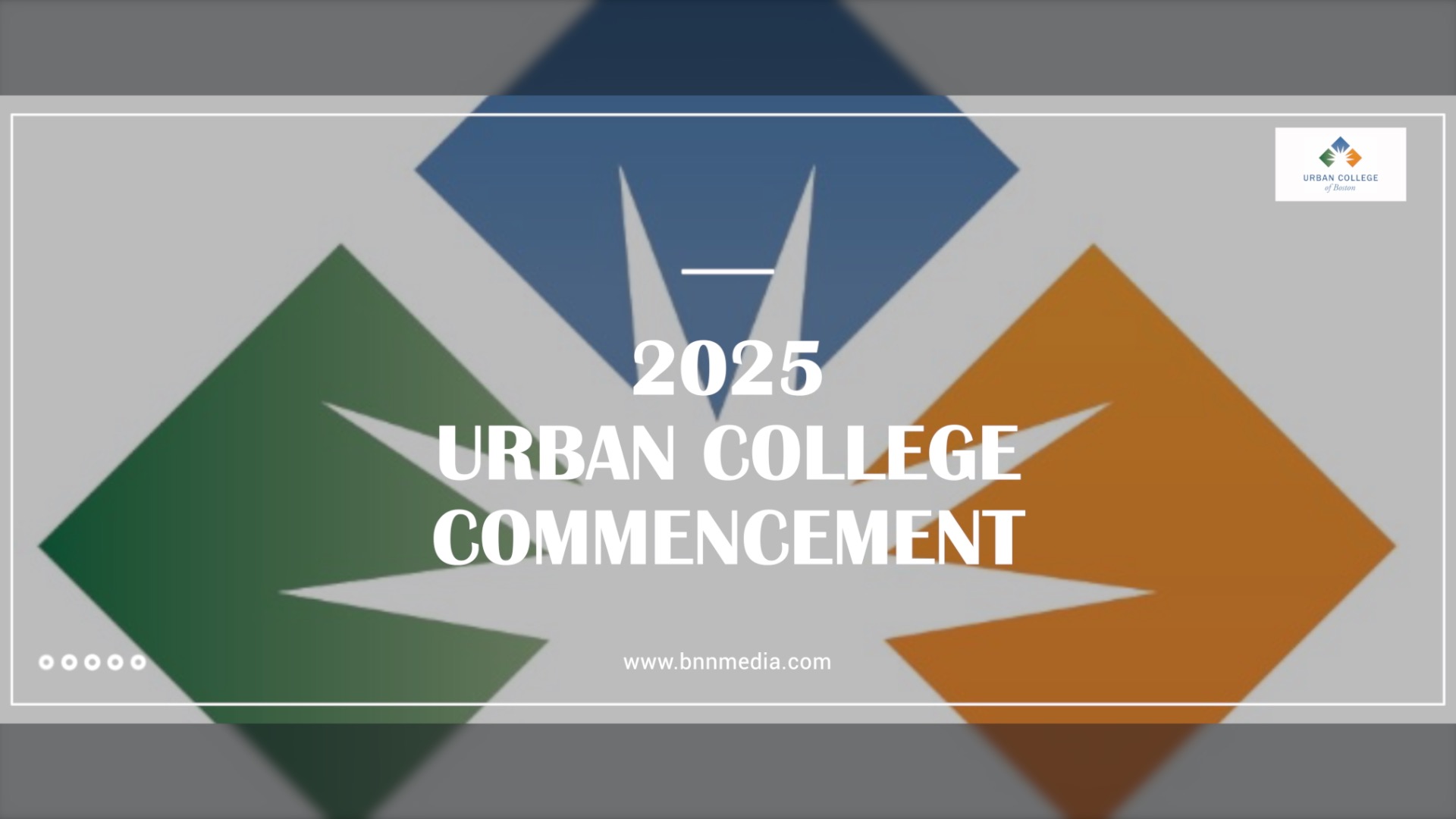 Thumbnail image for Urban College Commencement 2025 (Live)