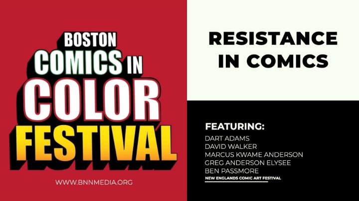 Thumbnail image for Boston Comics in Color: Resistance in Comics